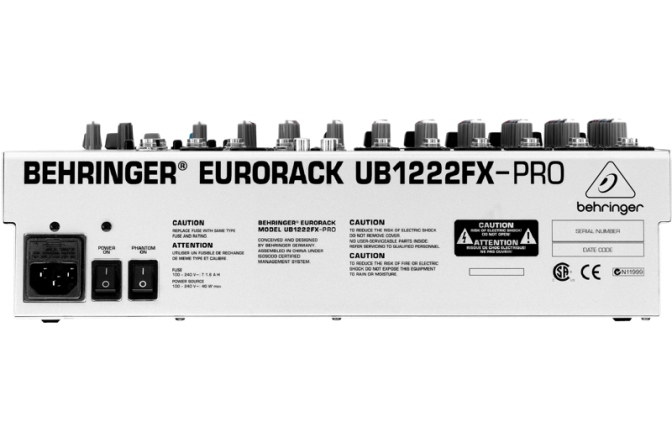 Mixer audio Behringer UB1222FX PRO