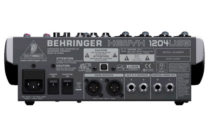 Mixer audio Behringer Xenyx 1204 USB