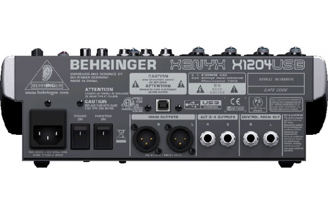 Mixer audio cu efecte Behringer Xenyx X1204 USB