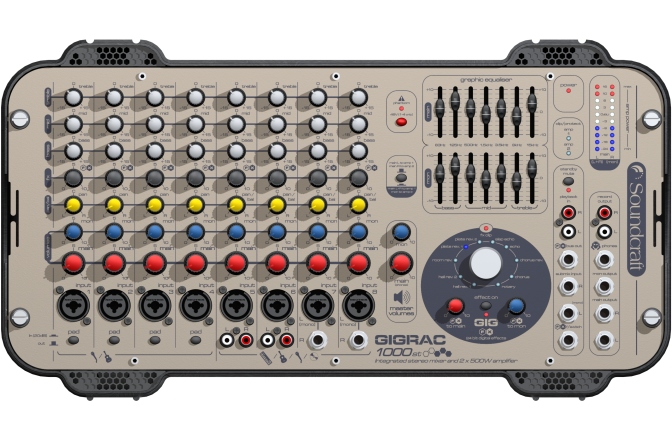 Mixer audio cu putere Soundcraft GigRac 1000