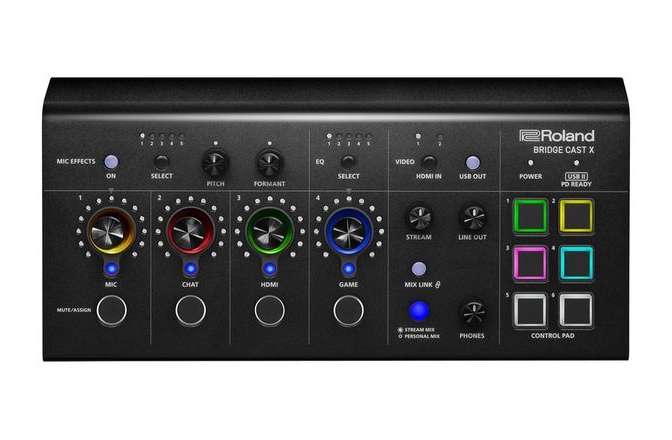 Mixer Audio și Interfață Video cu Dublu Bus Roland Bridge Cast-X