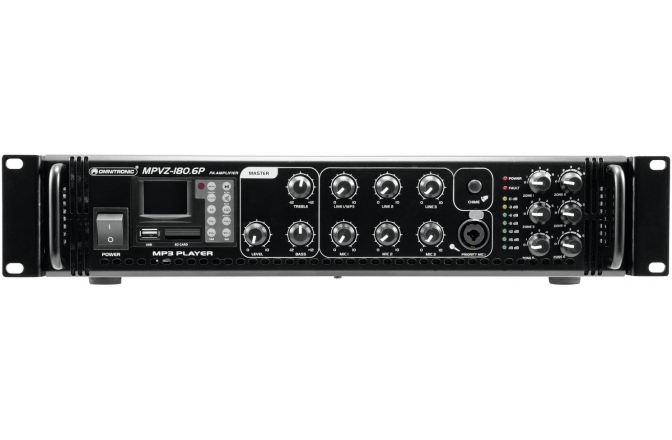 Mixer cu amplificare Omnitronic MPVZ-180.6P