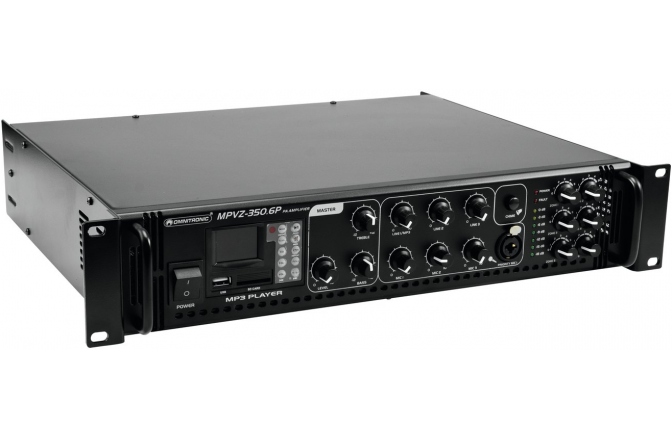 Mixer cu amplificare Omnitronic MPVZ-350.6P