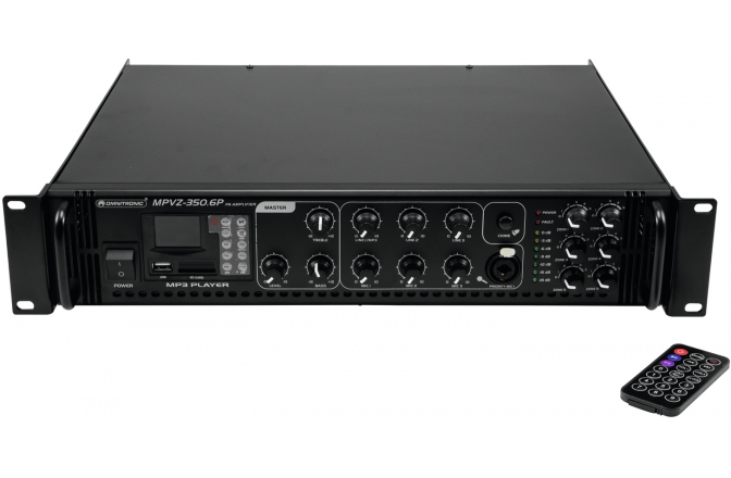 Mixer cu amplificare Omnitronic MPVZ-350.6P