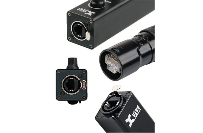 Mixer cu amplificator căști in-ear XVive PX-A Portable 3-Channel Mixer