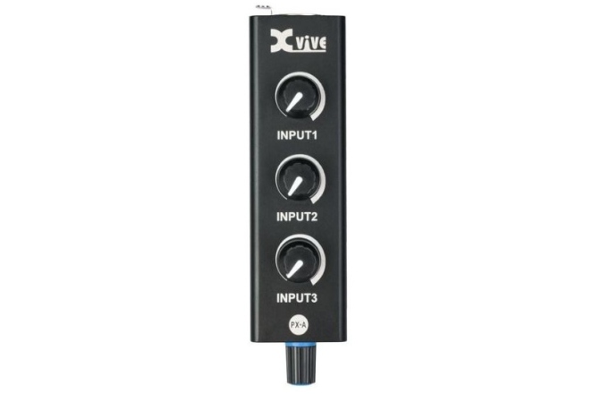 Mixer cu amplificator căști in-ear XVive PX-A Portable 3-Channel Mixer