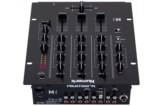Mixer de DJ cu 3 canale  Numark M4 Black
