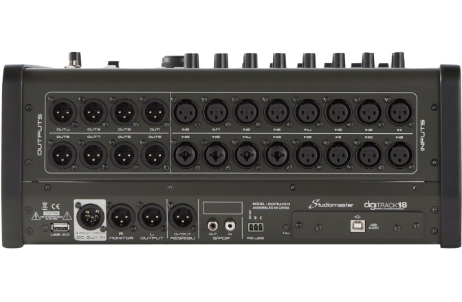 Mixer Digital Studiomaster Digitrack 18 Digital Mixing Console