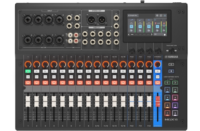 Mixer digital  Yamaha MGX16 BK