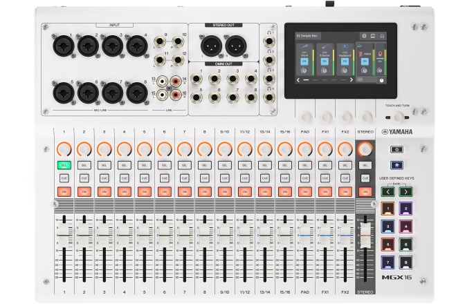 Mixer digital Yamaha MGX16 WH