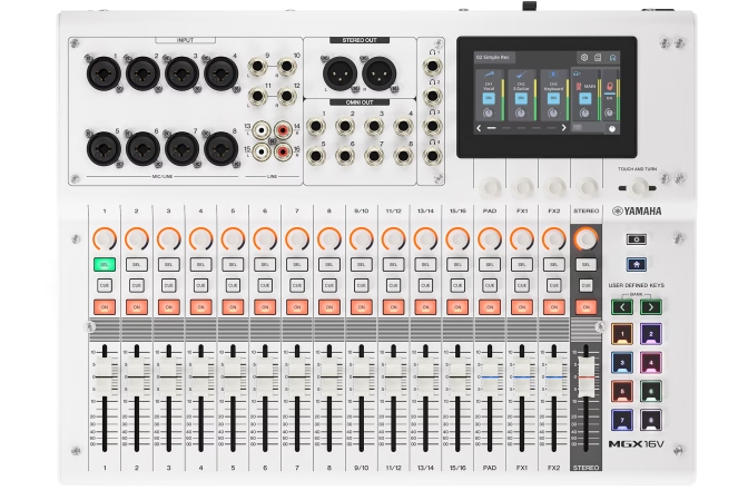 Mixer digital Yamaha MGX16V WH