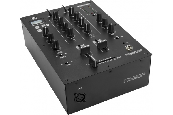 PM-222P 2-Channel DJ Mixer with Player