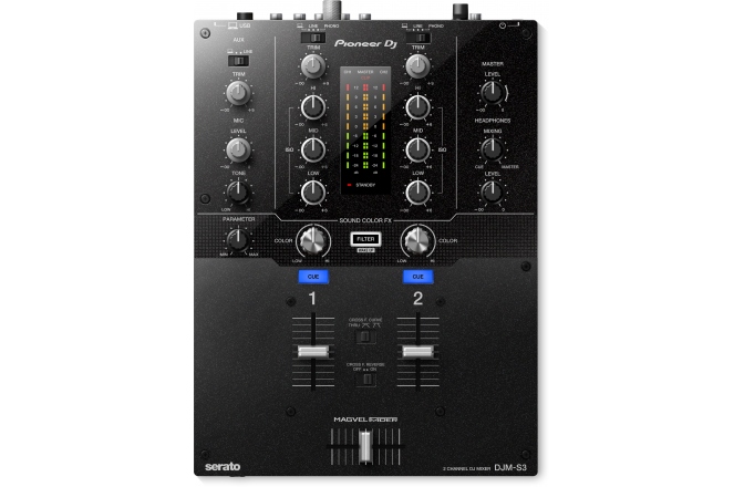 Mixer DJ cu 2 canale Pioneer DJ DJM-S3