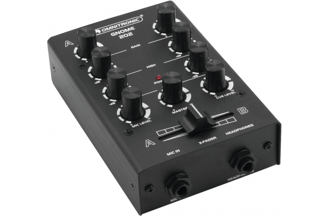 Mixer DJ Omnitronic GNOME-202 Mini Mixer black