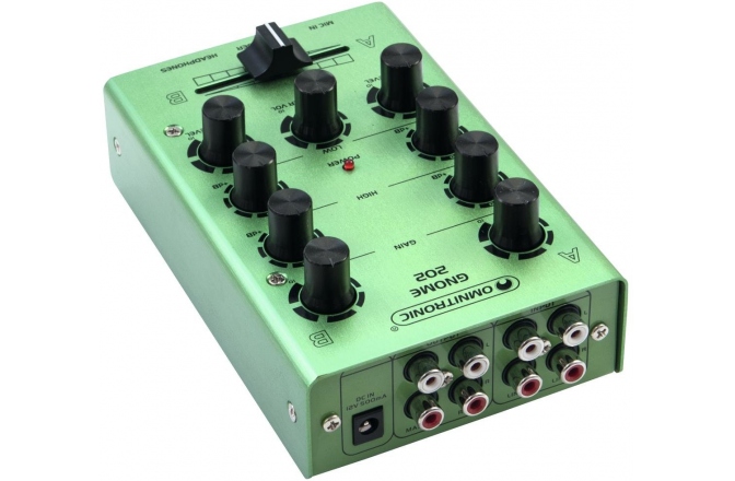 Mixer DJ Omnitronic GNOME-202 Mini Mixer green