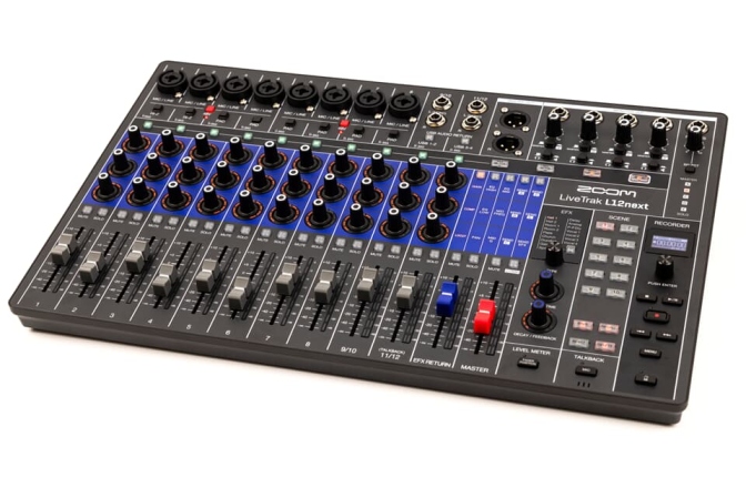 Mixer / Recorder/ interfață USB Zoom LiveTrak L-12next