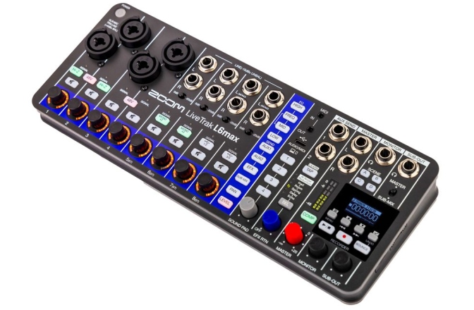 Mixer / Recorder/ interfață USB Zoom LiveTrak L-6max