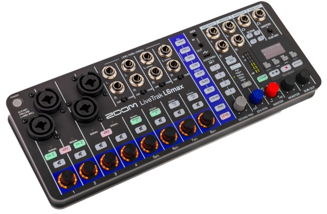 Mixer / Recorder/ interfață USB Zoom LiveTrak L-6max