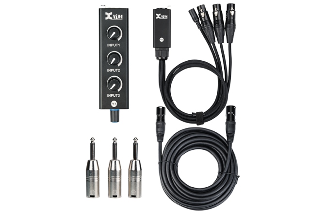 Mixer / Set amplificator căști  XVive PX - Portable 3-Channel Mixer
