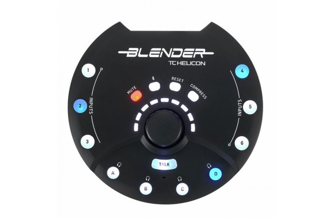 Mixer Stereo Portabil cu Interfață Audio USB TC Helicon BLENDER