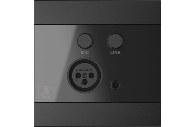 Mixer tip panou Audac WP 205 Black