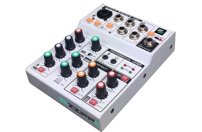 Mixer USB Bluetooth Zzipp ZZMX-3