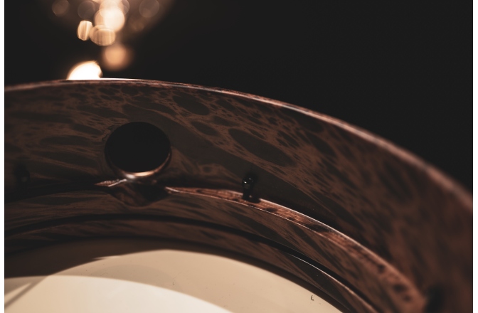 Mizhar  Meinl Synthetic Head Mizhar - 14" Brown Burl Finish/True Feel Head