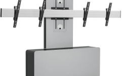 Mobilier Videoconferinta cu stativ TV dublu Vogels PVF4112 Gri, max.65"