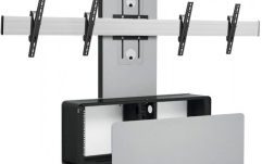 Mobilier Videoconferinta cu stativ TV dublu Vogels PVF4112 Gri, max.65"
