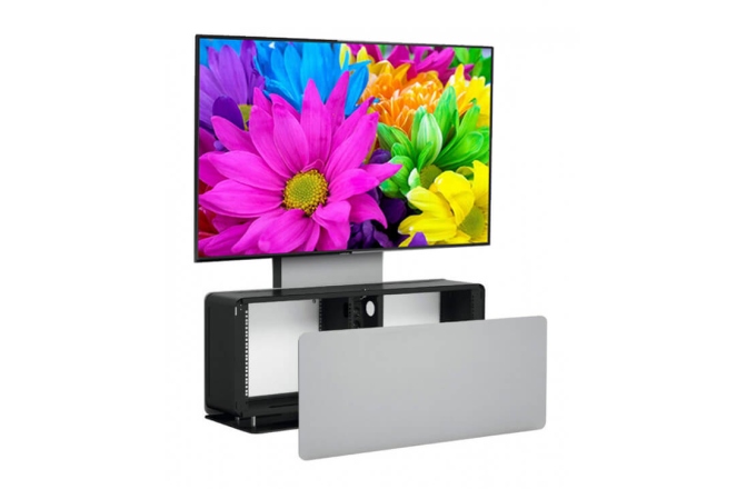 Mobilier Videoconferinta Vogels Single cu stand PVF4112 Gri max.90"