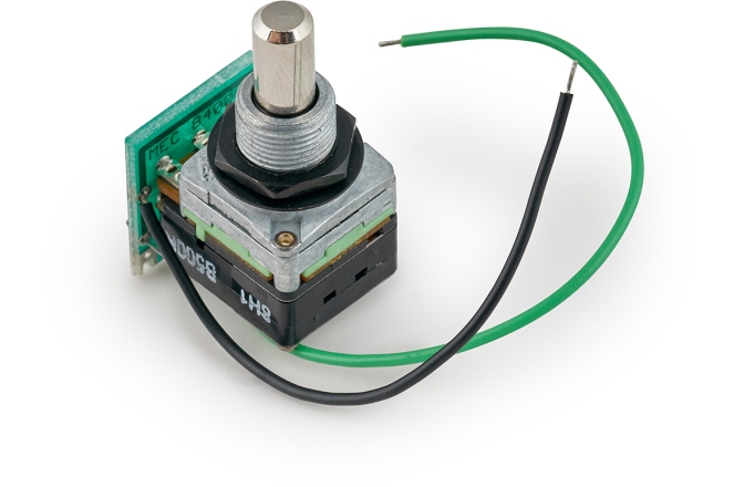 Modul potențiometru MEC Pickups  Volume Pot Module, B500K, Push/Pull, with connection cables - Lefthand