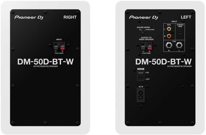 Monitoare de Studio cu Bluetooth Pioneer DJ DM-50D-BT White