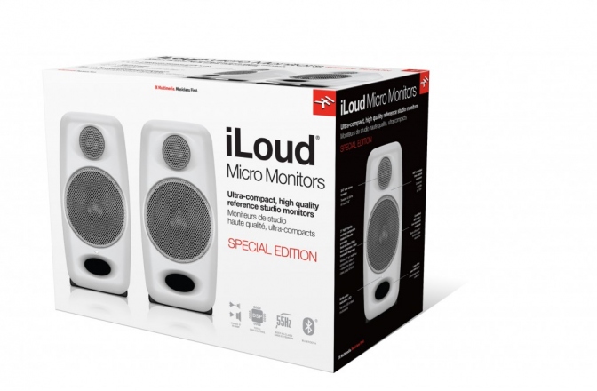 Monitoare de studio portabile IK Multimedia iLoud Micro Monitor White