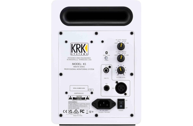 Monitor activ de studio KRK Kreate 5 White Limited Edition Studio Monitor