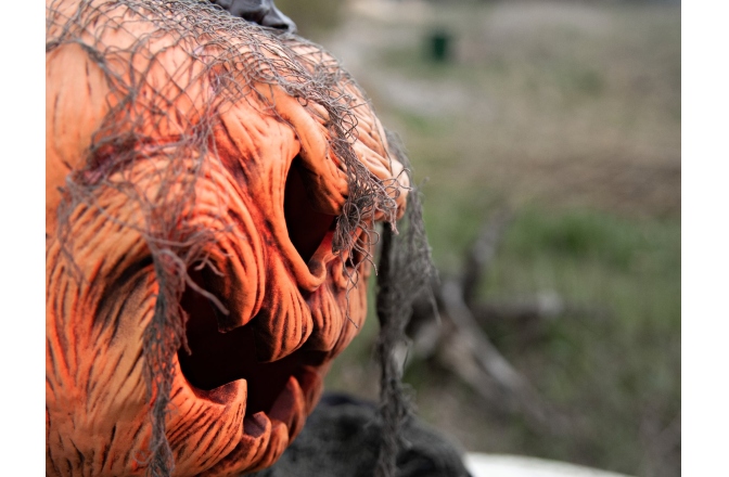 Monstru dovleac Europalms Halloween Groundbreaker Pumpkin Monster, 50cm