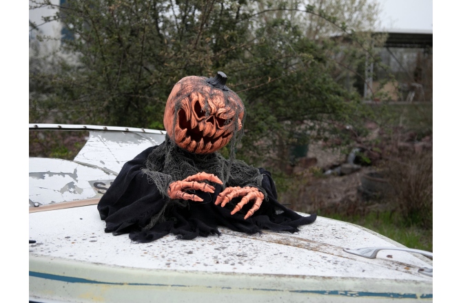 Monstru dovleac Europalms Halloween Groundbreaker Pumpkin Monster, 50cm