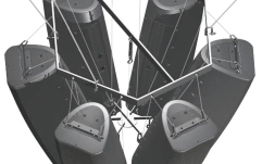 Montura Line Array PSSO Flying bracket hexagonal CSA/CSK