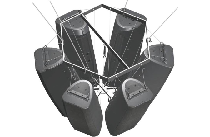 Montura Line Array PSSO Flying bracket hexagonal CSA/CSK