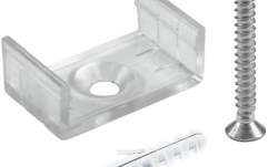 Montura metalica Eurolite Mounting Bracket for U-Profil 20mm  Plastic