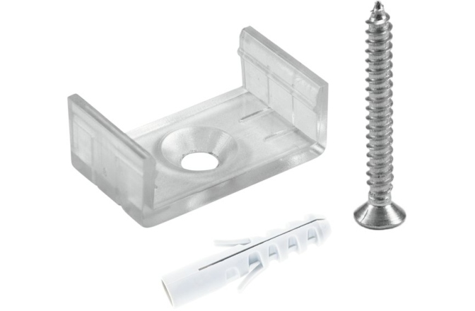 Montura metalica Eurolite Mounting Bracket for U-Profil 20mm  Plastic