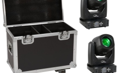 Moving Head Eurolite Set 2x LED TMH-B90 + Case with wheels