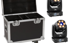 Moving Head Eurolite Set 2x LED TMH-H90 + Case with wheels