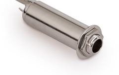 Mufă Endpin Jack MEC Pickups  Closed Stereo Jack Socket, for Mouning with Jackplates - Chrome