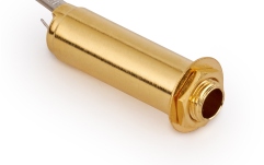 Mufă Endpin Jack MEC Pickups  Closed Stereo Jack Socket, for Mouning with Jackplates - Gold