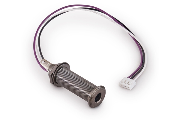  Closed Stereo Jack Socket, for Mounting in Instrument Sides with R4 Connector - Black
