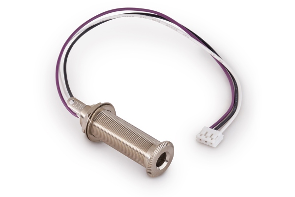  Closed Stereo Jack Socket, for Mounting in Instrument Sides with R4 Connector - Chrome