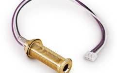 Mufă Endpin Jack MEC Pickups  Closed Stereo Jack Socket, for Mounting in Instrument Sides with R4 Connector - Gold