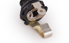 Mufă Endpin Jack MEC Pickups  Open 6.3 mm / 1/4" Mono Jack Socket - Black