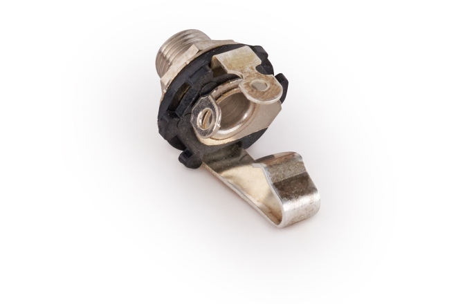 Mufă Endpin Jack MEC Pickups  Open 6.3 mm / 1/4 Mono Jack Socket - Chrome