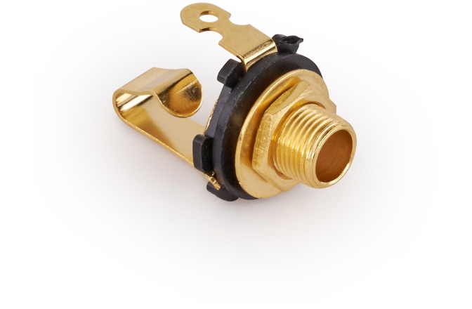 Mufă Endpin Jack MEC Pickups  Open 6.3 mm / 1/4 Mono Jack Socket - Gold